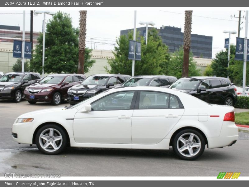 White Diamond Pearl / Parchment 2004 Acura TL 3.2