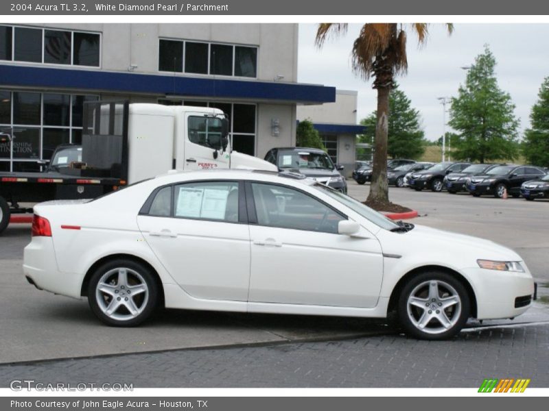 White Diamond Pearl / Parchment 2004 Acura TL 3.2