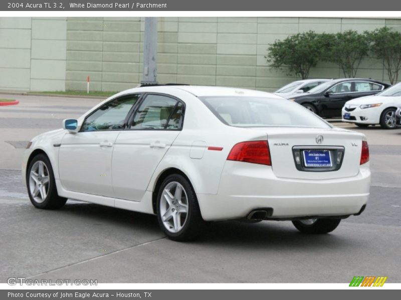 White Diamond Pearl / Parchment 2004 Acura TL 3.2