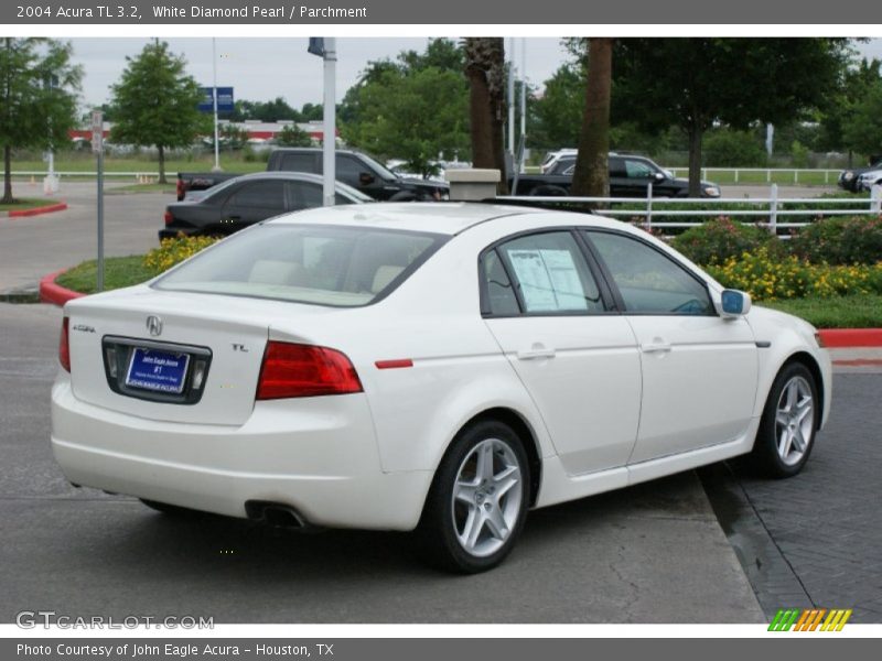 White Diamond Pearl / Parchment 2004 Acura TL 3.2
