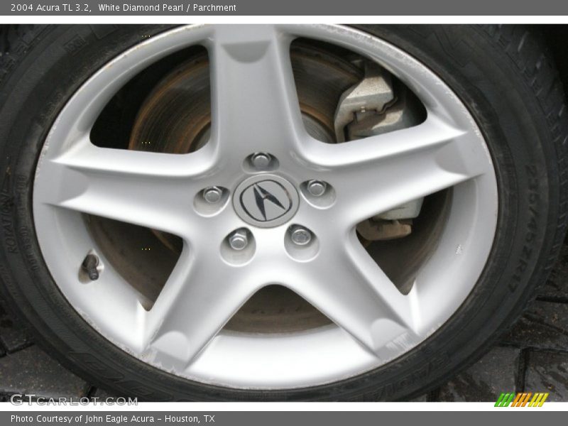 White Diamond Pearl / Parchment 2004 Acura TL 3.2