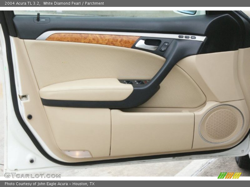 White Diamond Pearl / Parchment 2004 Acura TL 3.2