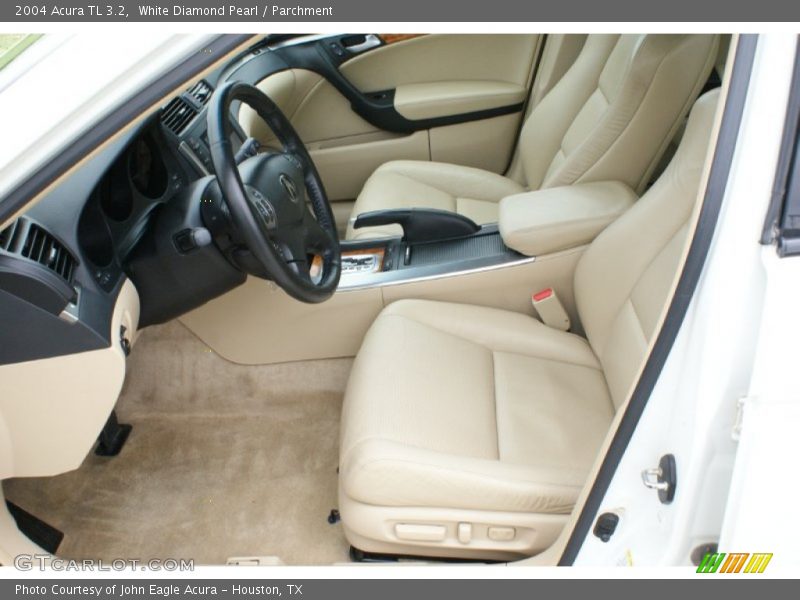 White Diamond Pearl / Parchment 2004 Acura TL 3.2