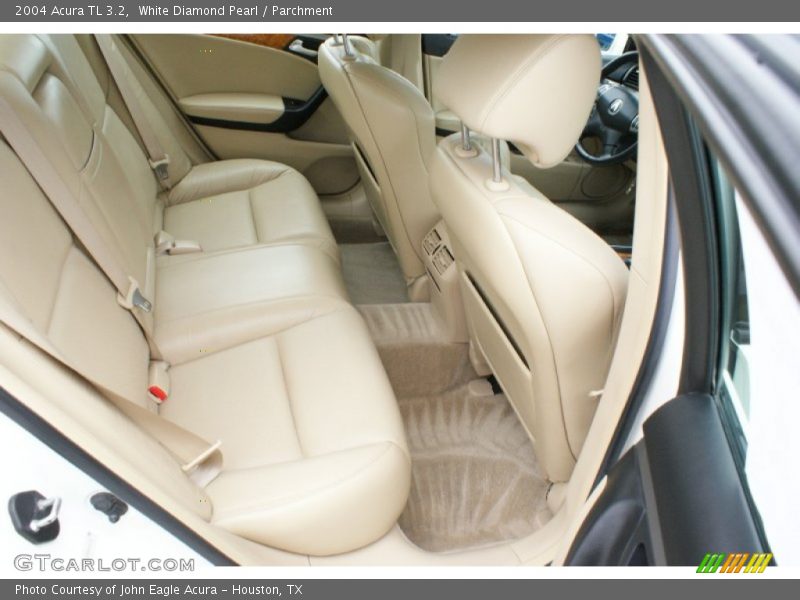 White Diamond Pearl / Parchment 2004 Acura TL 3.2