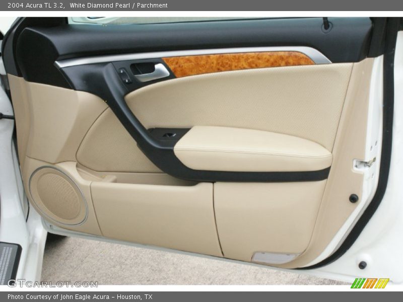 White Diamond Pearl / Parchment 2004 Acura TL 3.2