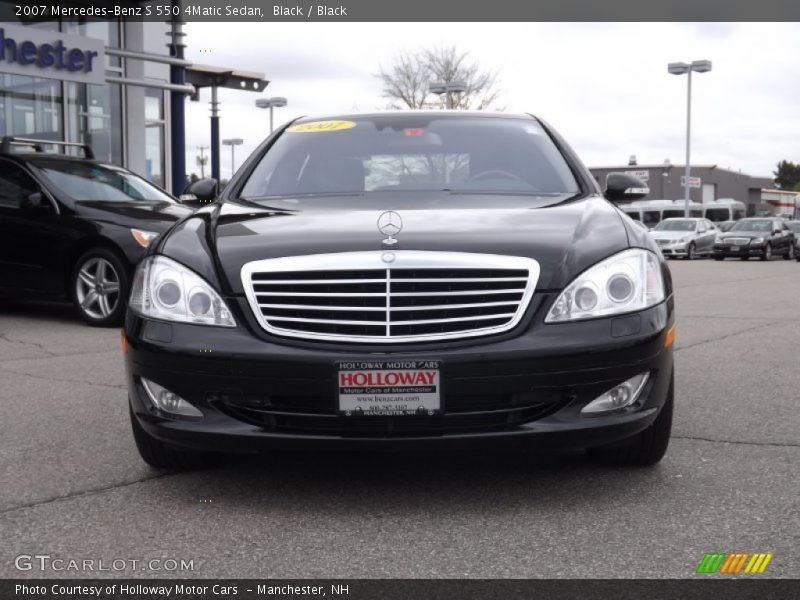 Black / Black 2007 Mercedes-Benz S 550 4Matic Sedan
