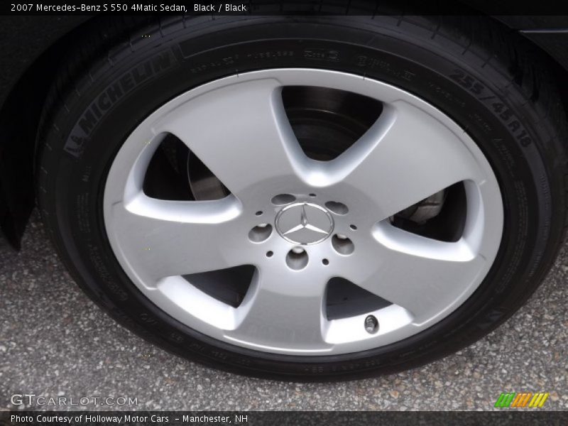Black / Black 2007 Mercedes-Benz S 550 4Matic Sedan