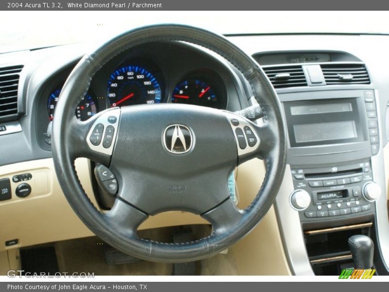 White Diamond Pearl / Parchment 2004 Acura TL 3.2