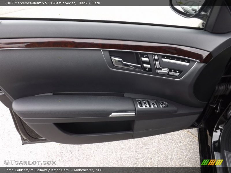 Black / Black 2007 Mercedes-Benz S 550 4Matic Sedan