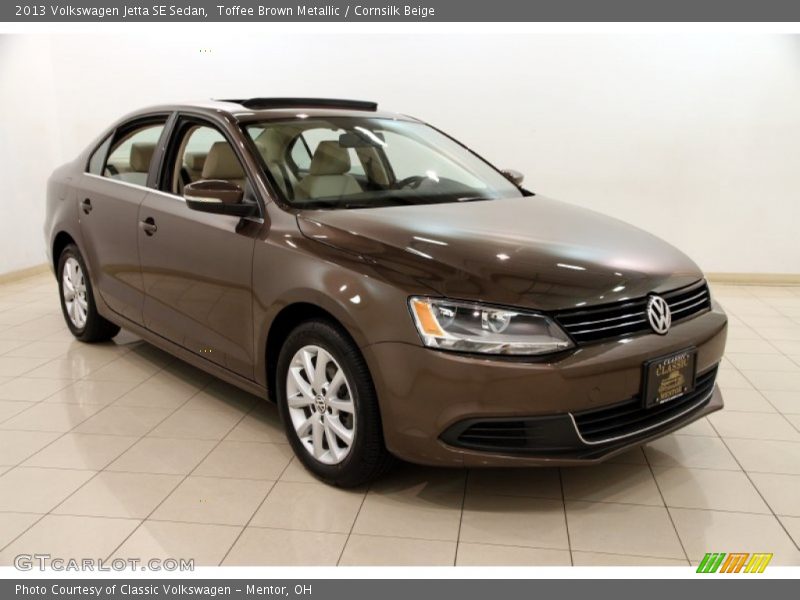 Toffee Brown Metallic / Cornsilk Beige 2013 Volkswagen Jetta SE Sedan