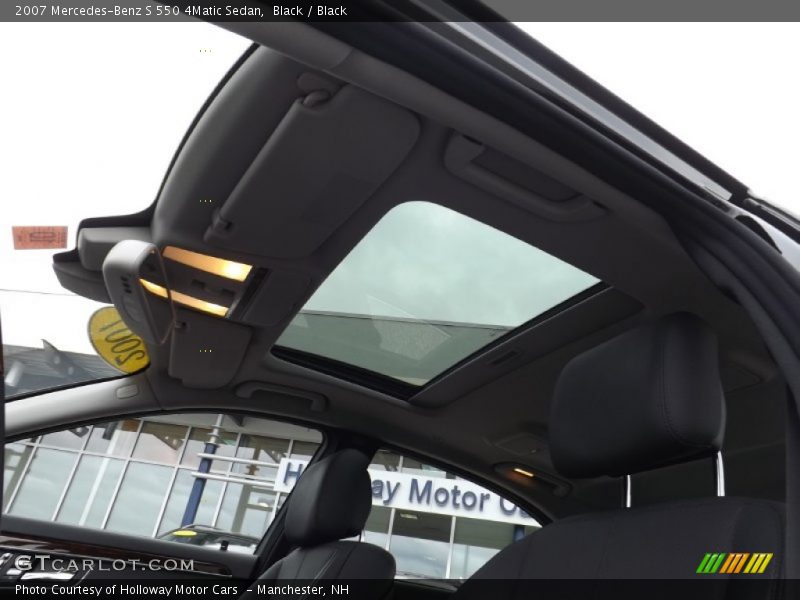 Black / Black 2007 Mercedes-Benz S 550 4Matic Sedan