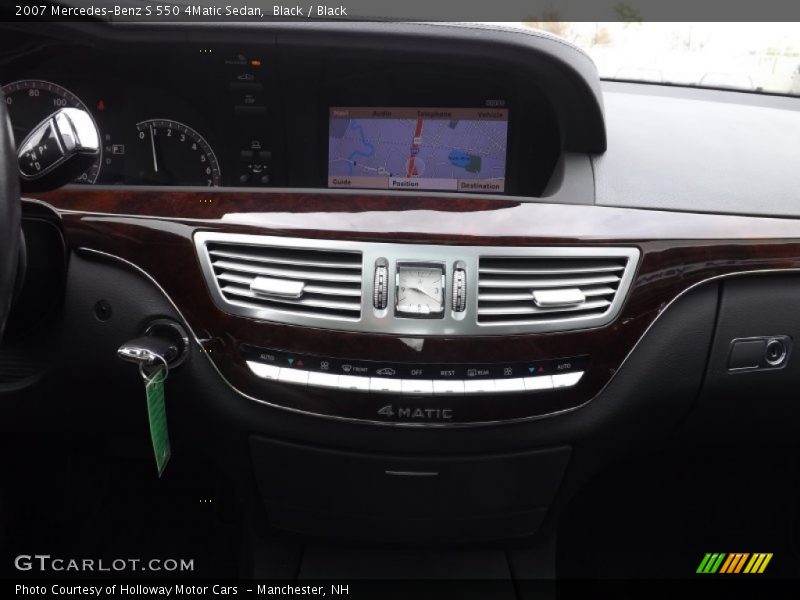 Black / Black 2007 Mercedes-Benz S 550 4Matic Sedan