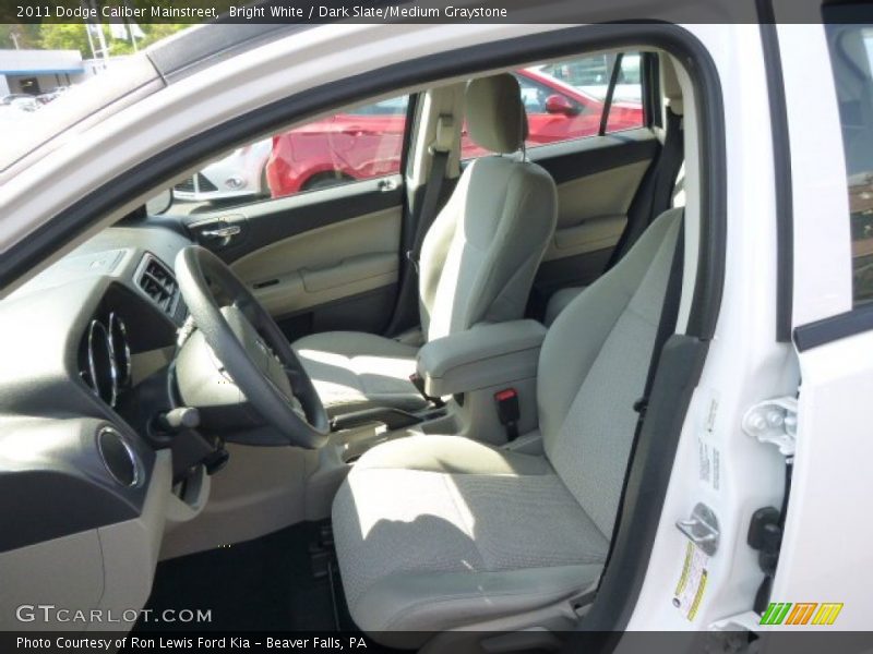 Bright White / Dark Slate/Medium Graystone 2011 Dodge Caliber Mainstreet
