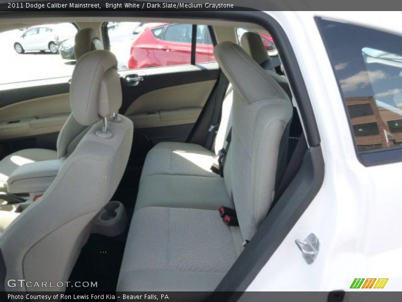 Bright White / Dark Slate/Medium Graystone 2011 Dodge Caliber Mainstreet