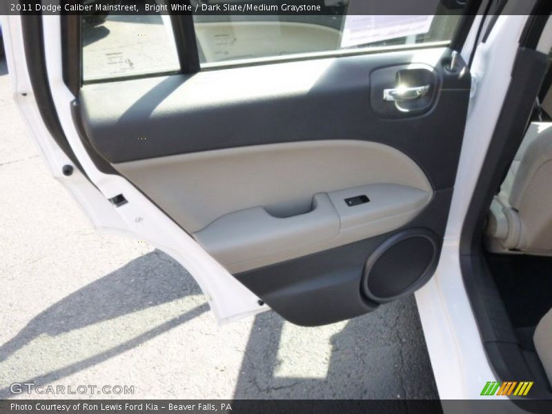 Bright White / Dark Slate/Medium Graystone 2011 Dodge Caliber Mainstreet