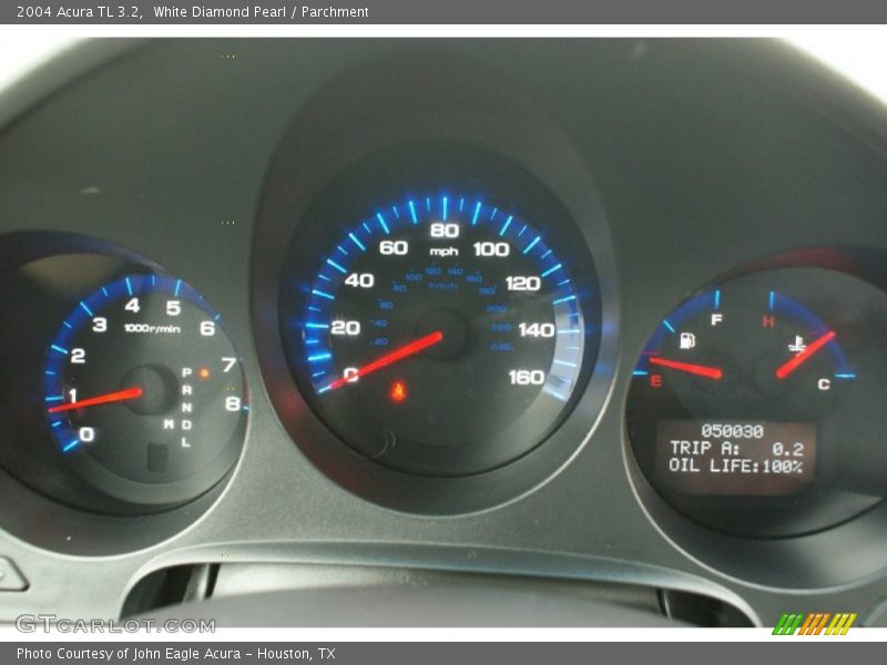 White Diamond Pearl / Parchment 2004 Acura TL 3.2