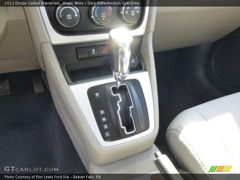 Bright White / Dark Slate/Medium Graystone 2011 Dodge Caliber Mainstreet