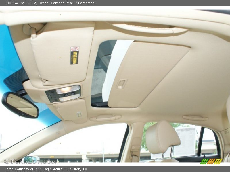 White Diamond Pearl / Parchment 2004 Acura TL 3.2
