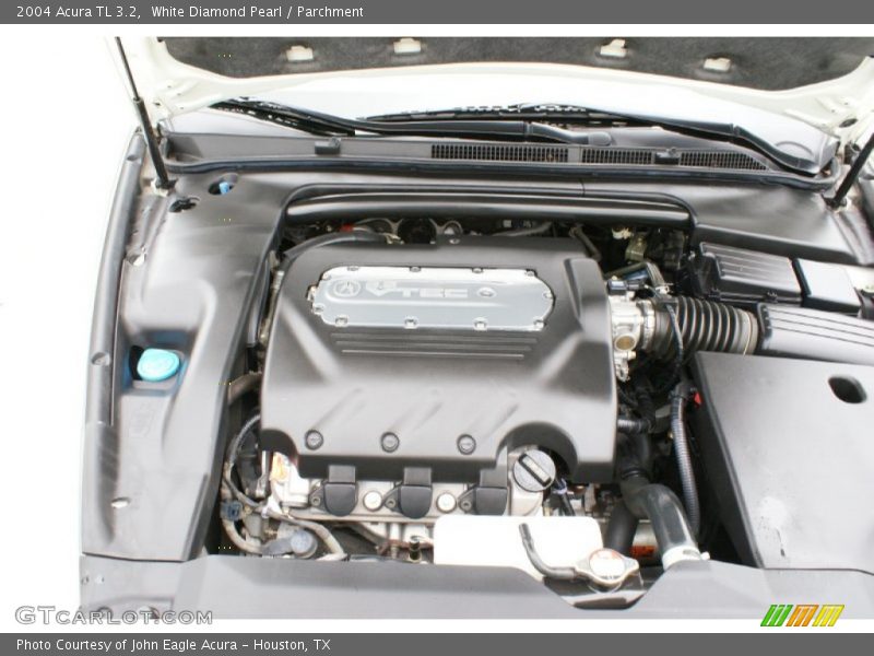 White Diamond Pearl / Parchment 2004 Acura TL 3.2