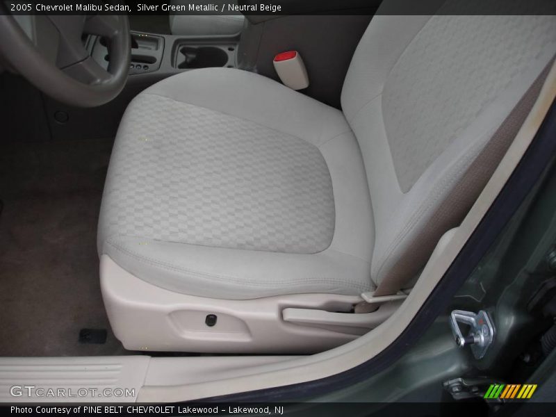 Silver Green Metallic / Neutral Beige 2005 Chevrolet Malibu Sedan