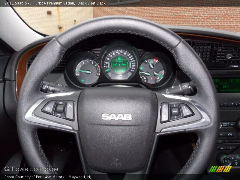 Black / Jet Black 2011 Saab 9-5 Turbo4 Premium Sedan