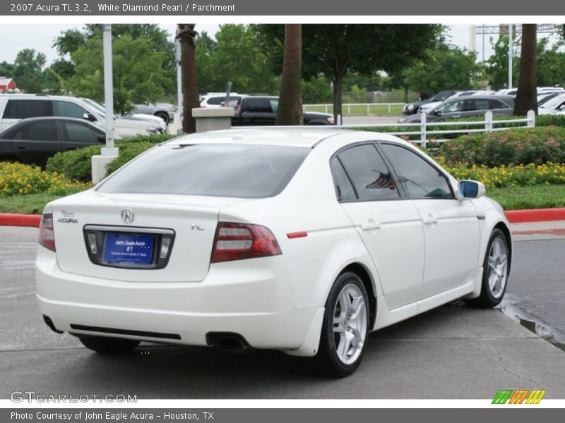 White Diamond Pearl / Parchment 2007 Acura TL 3.2