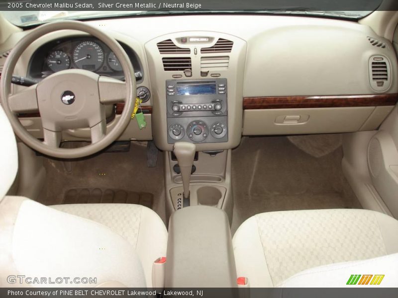 Silver Green Metallic / Neutral Beige 2005 Chevrolet Malibu Sedan