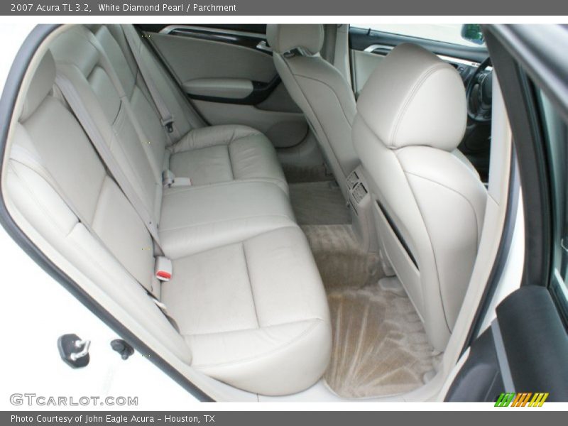 White Diamond Pearl / Parchment 2007 Acura TL 3.2