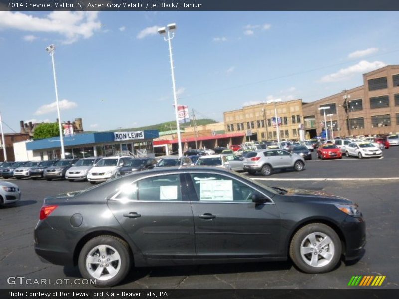Ashen Gray Metallic / Jet Black/Titanium 2014 Chevrolet Malibu LS