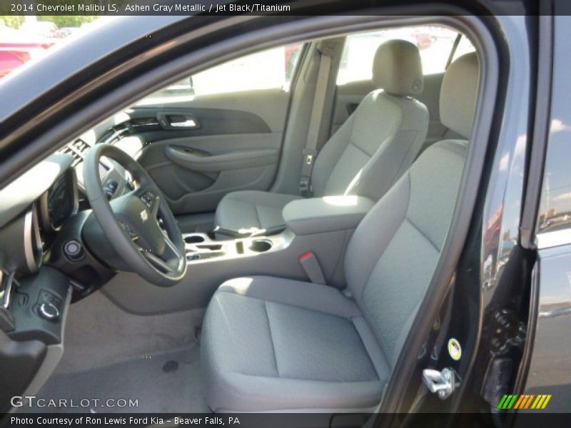 Ashen Gray Metallic / Jet Black/Titanium 2014 Chevrolet Malibu LS