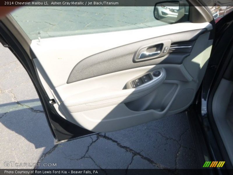 Ashen Gray Metallic / Jet Black/Titanium 2014 Chevrolet Malibu LS
