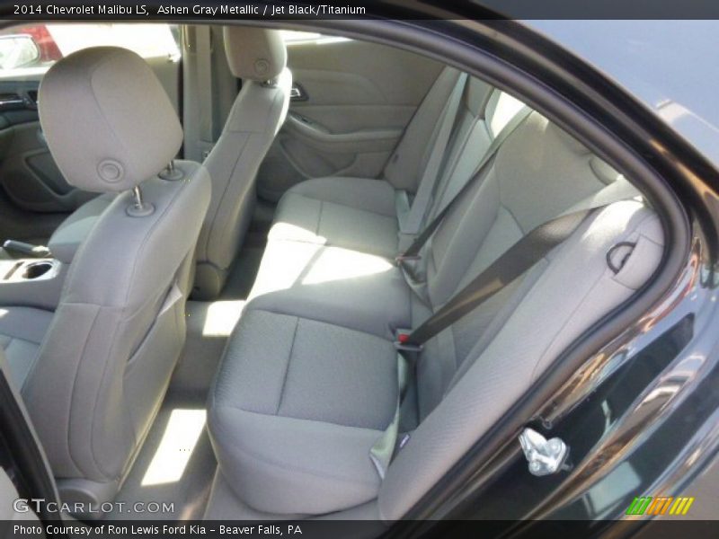 Ashen Gray Metallic / Jet Black/Titanium 2014 Chevrolet Malibu LS