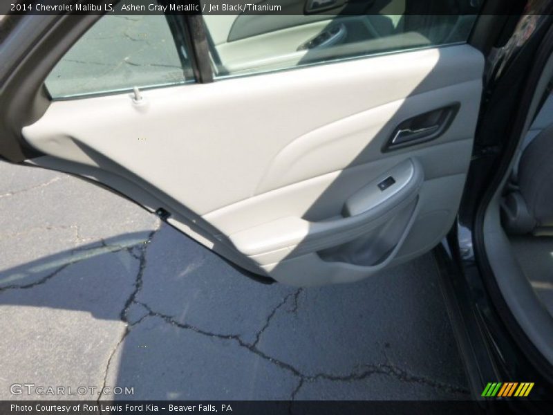 Ashen Gray Metallic / Jet Black/Titanium 2014 Chevrolet Malibu LS