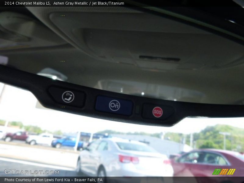 Ashen Gray Metallic / Jet Black/Titanium 2014 Chevrolet Malibu LS