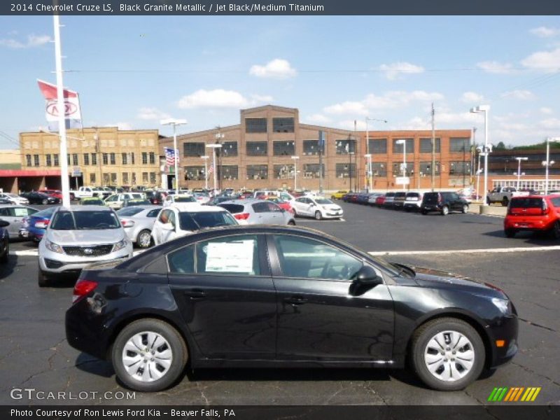 Black Granite Metallic / Jet Black/Medium Titanium 2014 Chevrolet Cruze LS