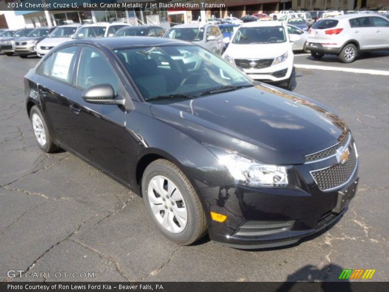 Black Granite Metallic / Jet Black/Medium Titanium 2014 Chevrolet Cruze LS