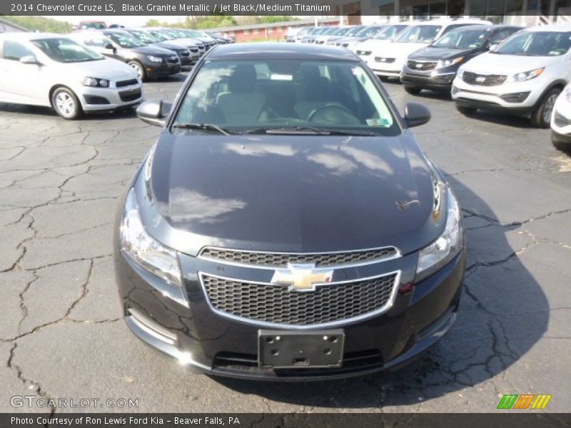 Black Granite Metallic / Jet Black/Medium Titanium 2014 Chevrolet Cruze LS