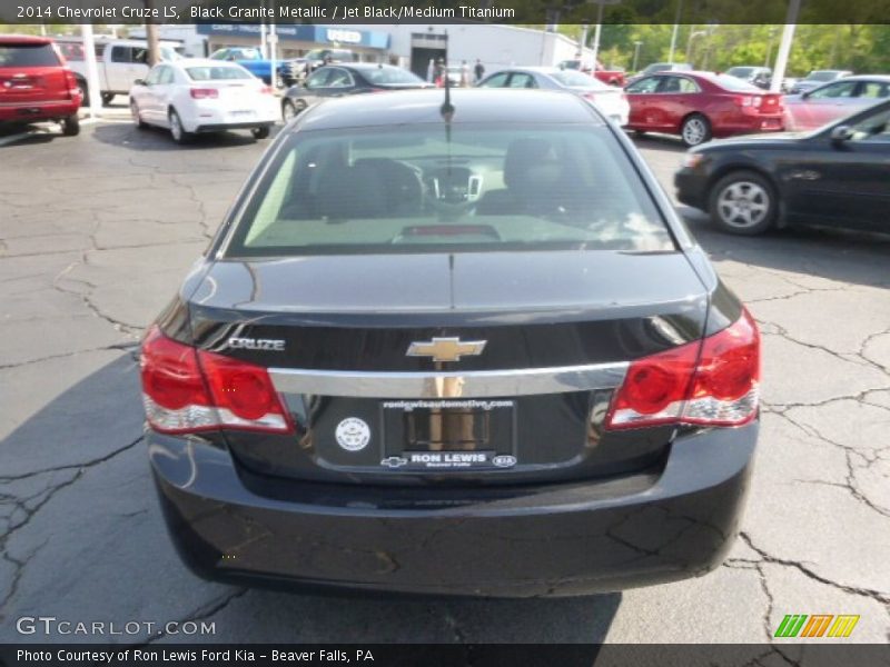 Black Granite Metallic / Jet Black/Medium Titanium 2014 Chevrolet Cruze LS