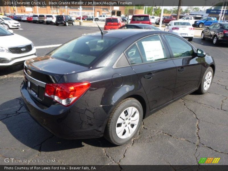 Black Granite Metallic / Jet Black/Medium Titanium 2014 Chevrolet Cruze LS