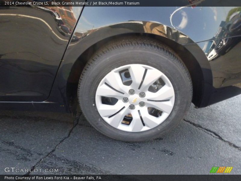 Black Granite Metallic / Jet Black/Medium Titanium 2014 Chevrolet Cruze LS