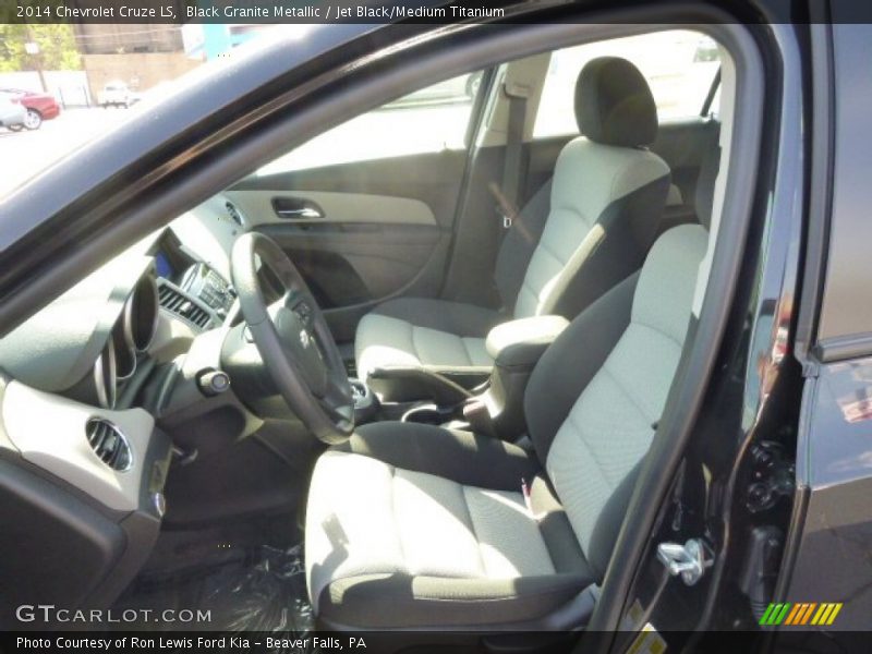 Black Granite Metallic / Jet Black/Medium Titanium 2014 Chevrolet Cruze LS