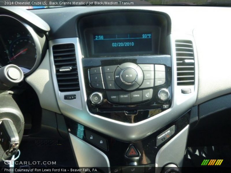 Black Granite Metallic / Jet Black/Medium Titanium 2014 Chevrolet Cruze LS