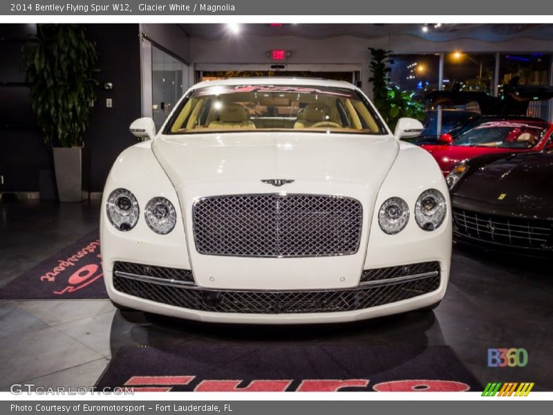 Glacier White / Magnolia 2014 Bentley Flying Spur W12