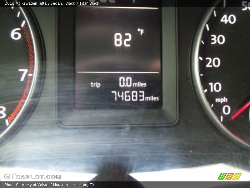 Black / Titan Black 2010 Volkswagen Jetta S Sedan