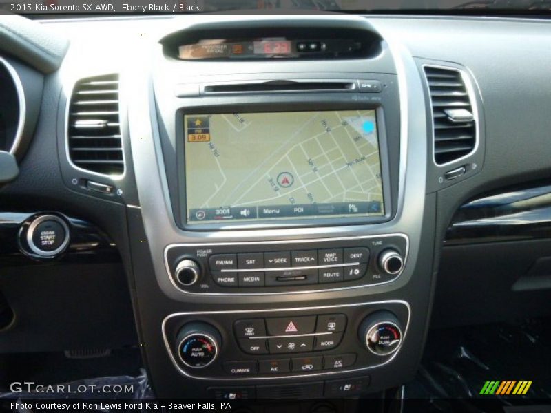 Ebony Black / Black 2015 Kia Sorento SX AWD