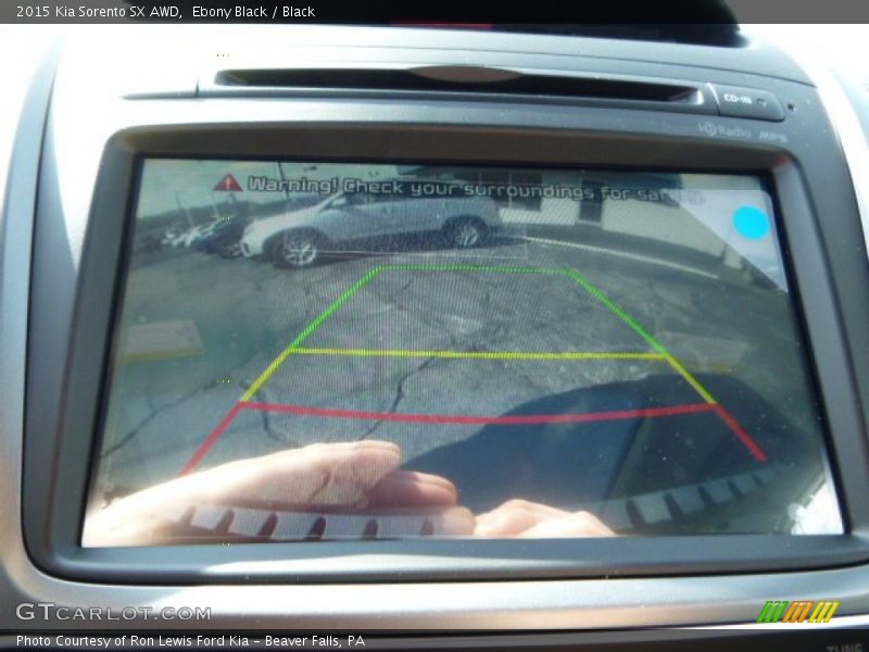 Ebony Black / Black 2015 Kia Sorento SX AWD