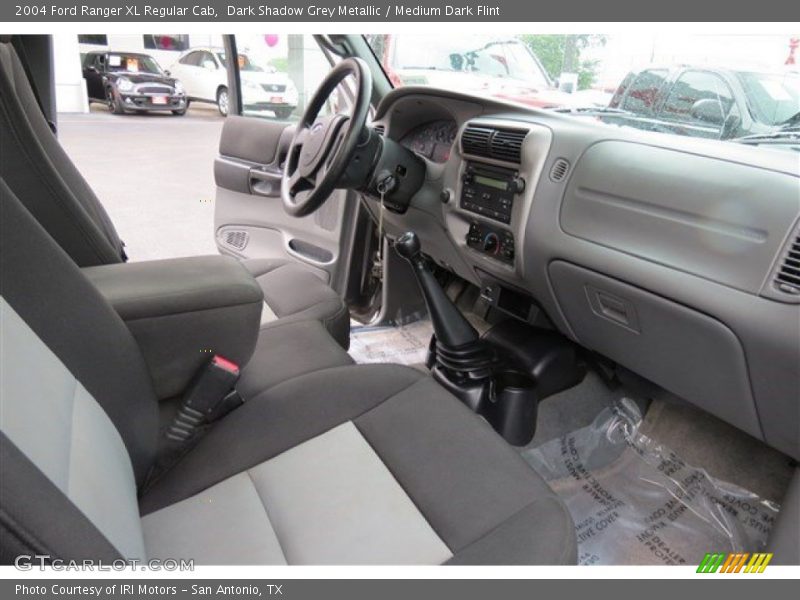 Dark Shadow Grey Metallic / Medium Dark Flint 2004 Ford Ranger XL Regular Cab
