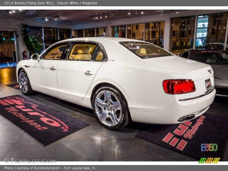 Glacier White / Magnolia 2014 Bentley Flying Spur W12