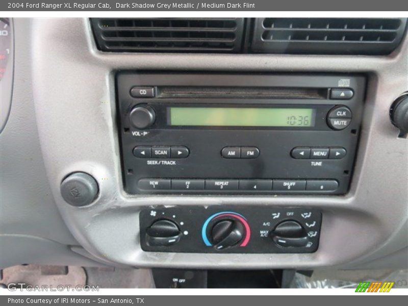 Dark Shadow Grey Metallic / Medium Dark Flint 2004 Ford Ranger XL Regular Cab