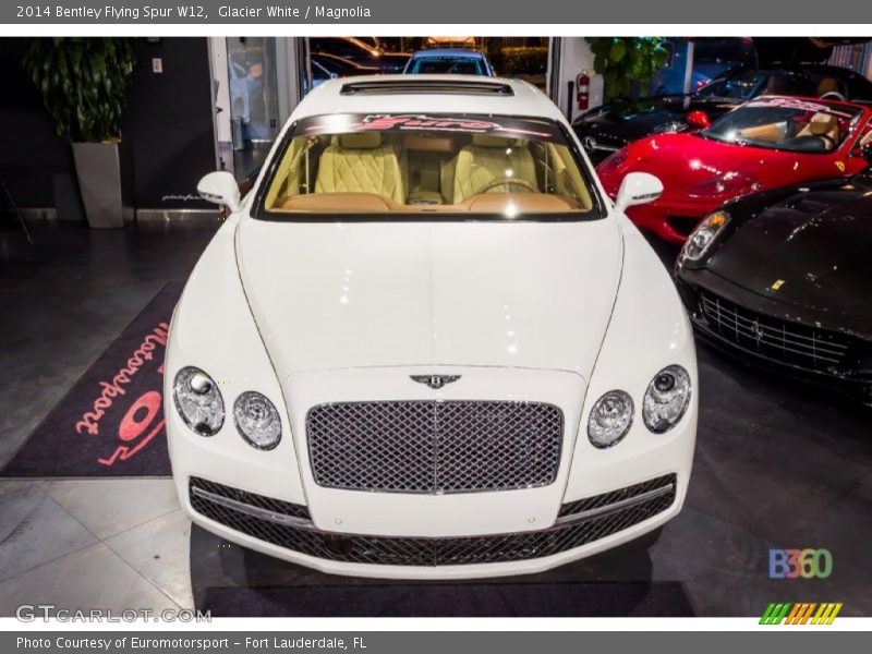 Glacier White / Magnolia 2014 Bentley Flying Spur W12